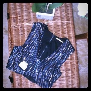 Mustard Seed Sequin Crop Top